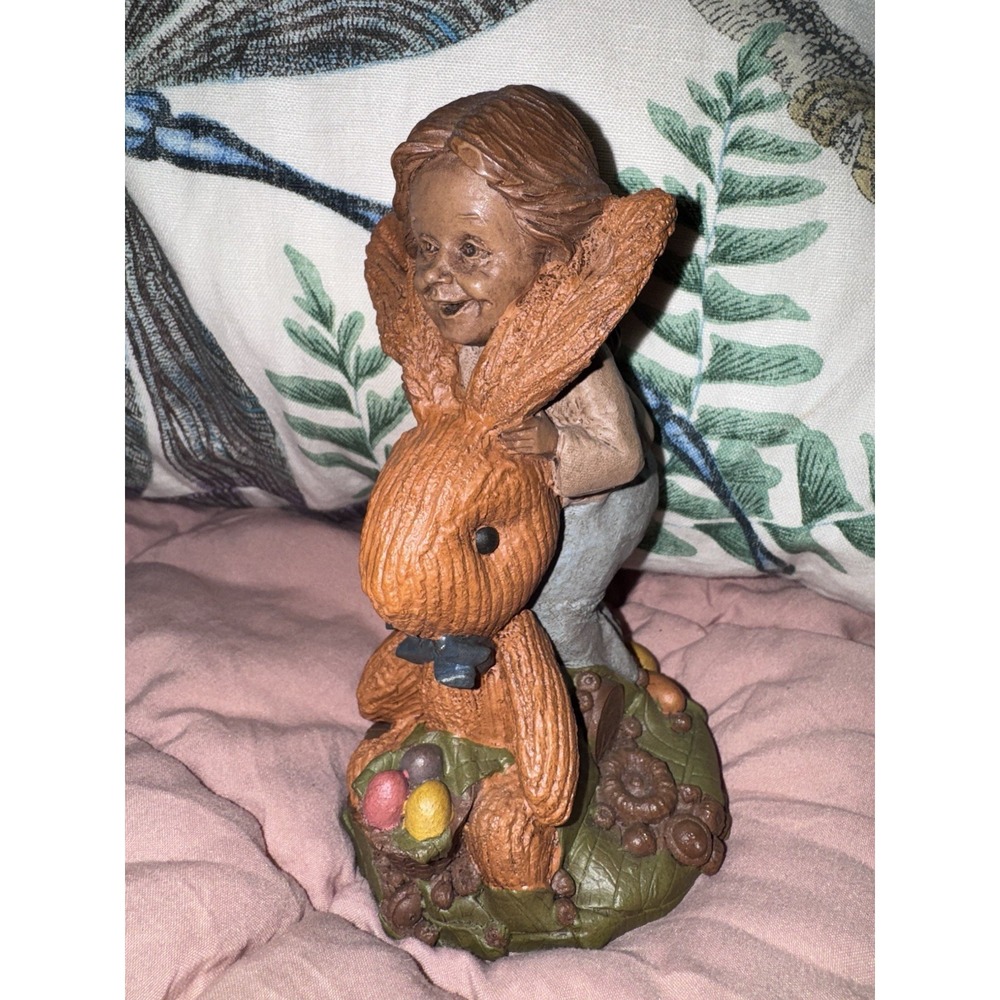 Tom Clark Cairn Bunny Gnome Resin Figure 1990 5098 Edition #66 Signed & Retired